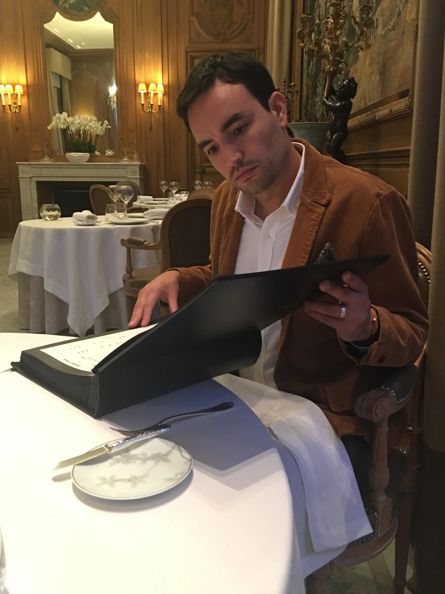 Champagne at Michelin-starred Le Parc in Reims